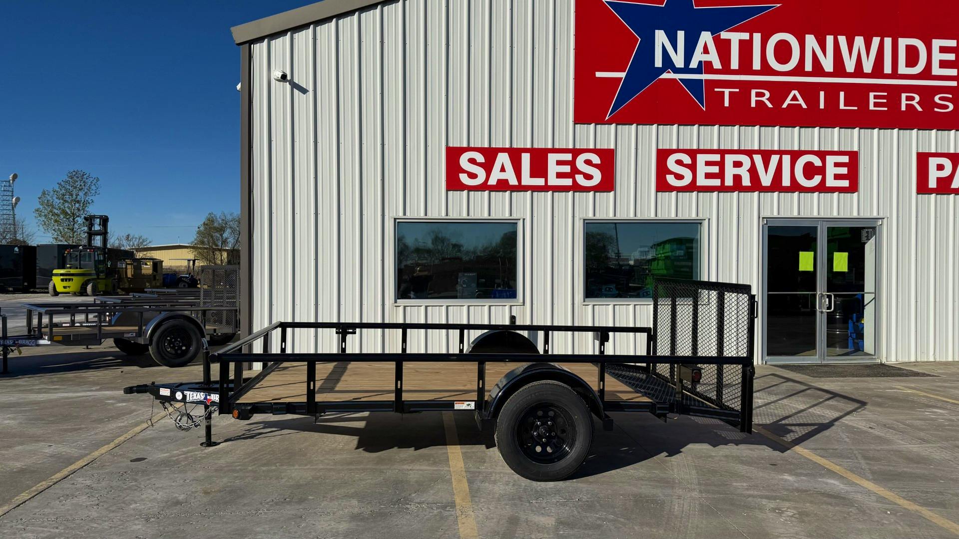 Texas Bragg 12'x77" Utility Trailer w/ 3' Gate & 2' Dovetail (U1) - Stock #87267 - Image 4 of 4