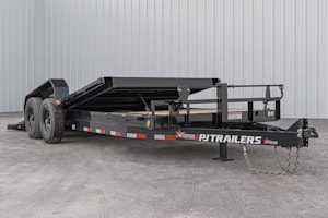 PJ Trailers 20'x82" 6" Channel Hydraulic Equipment Gravity Tilt Trailer (TJ)