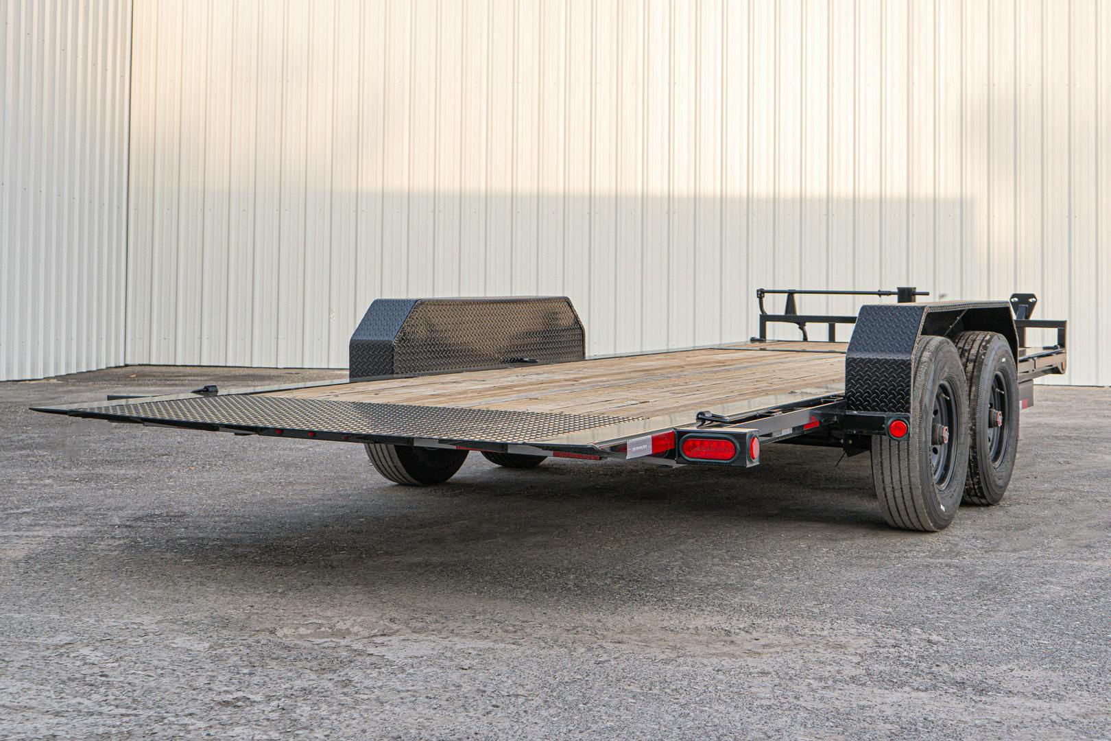 PJ Trailers 20'x82" 6" Channel Hydraulic Equipment Gravity Tilt Trailer (TJ) - Stock #87268 - Image 18 of 20