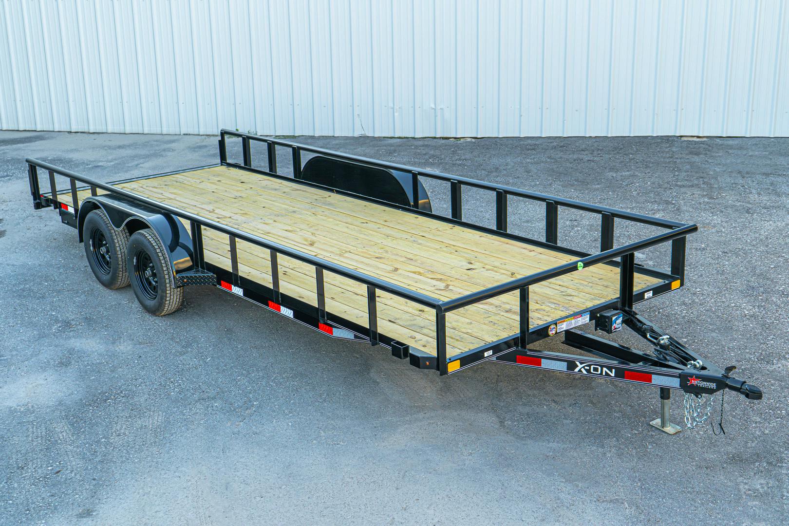 X-ON 20'x83" Utility Trailer w/ Slide-In Ramps (U2) - Stock #87284 - Image 1 of 15