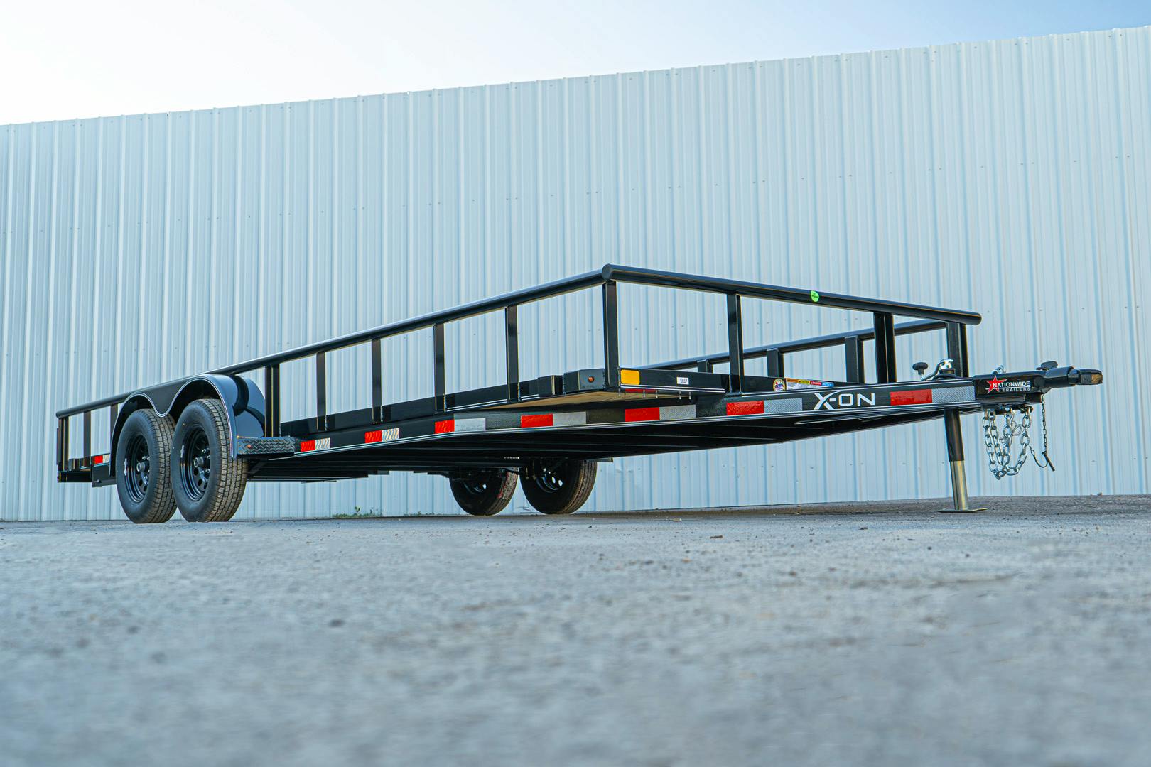 X-ON 20'x83" Utility Trailer w/ Slide-In Ramps (U2) - Stock #87284 - Image 4 of 15