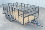 X-ON 14'x83" Landscape Trailer w/ 4' Sides & 4' Gate (L2) Stock #87292 - Thumbnail 4