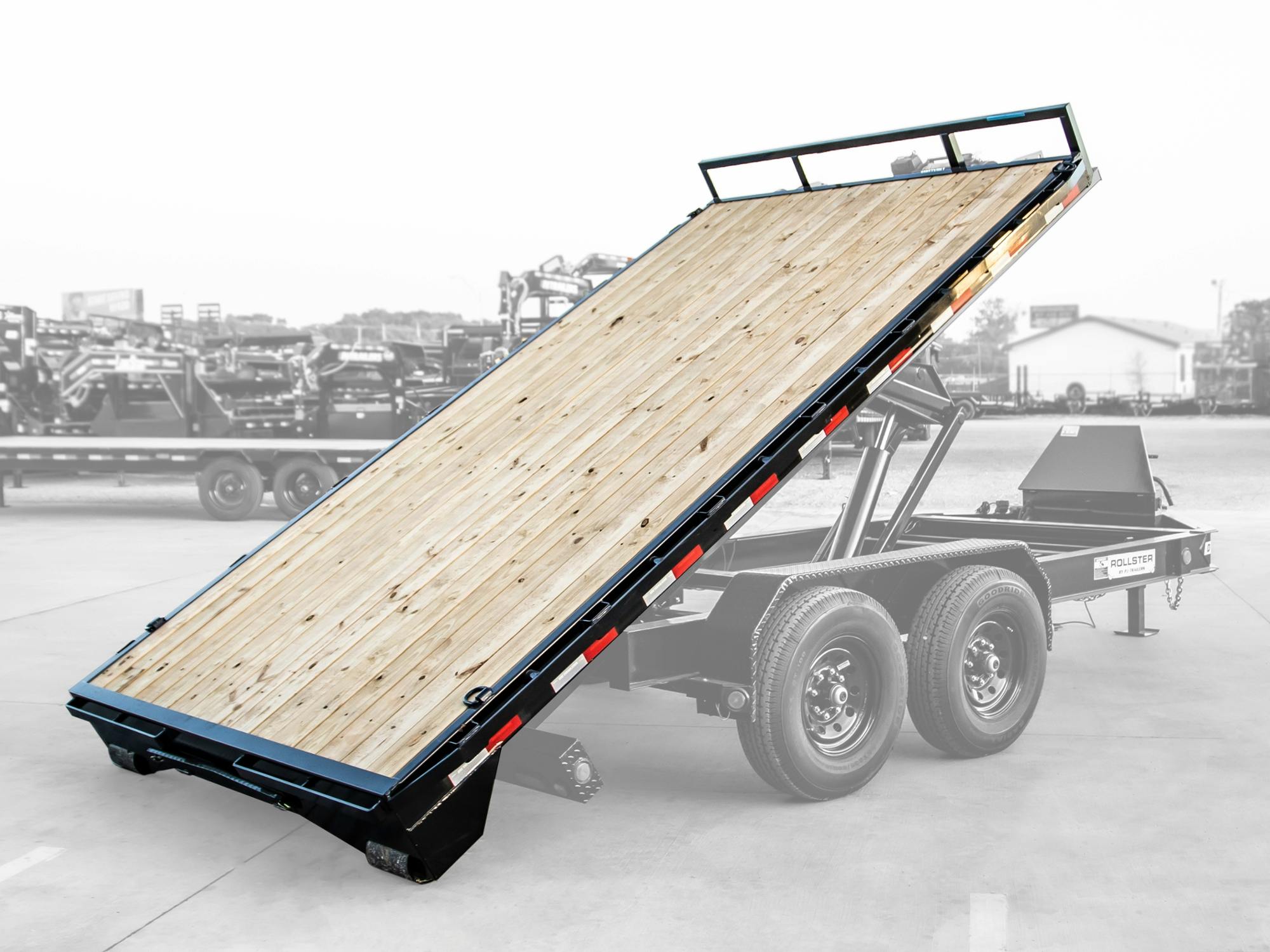 PJ Trailers 14'x96" Rollster Roll-off Deck (RD) - Image 3