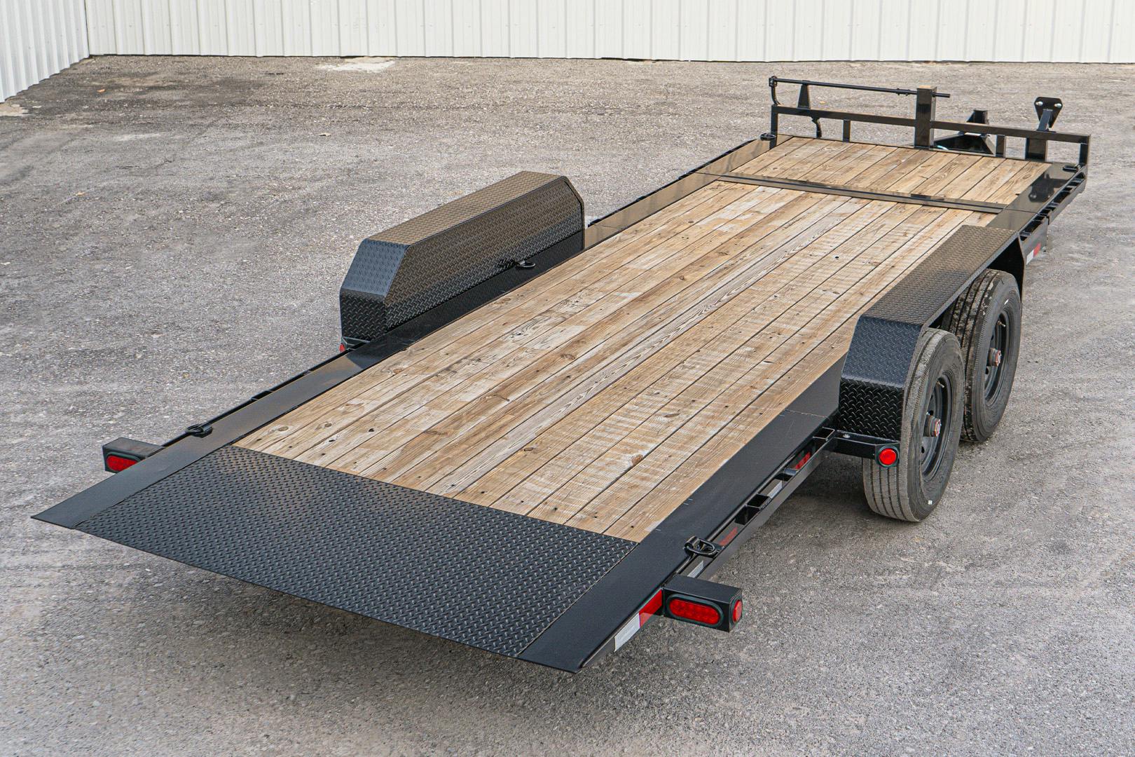 PJ Trailers 20'x82" 6" Channel Hydraulic Equipment Gravity Tilt Trailer (TJ) - Image 16