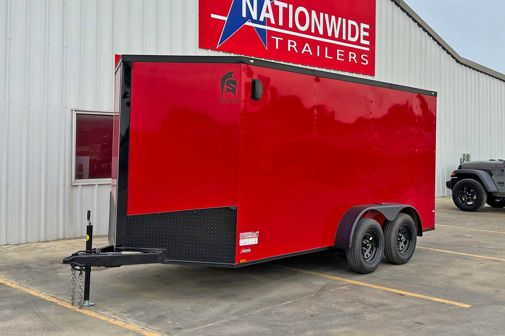Spartan 7'x14' Enclosed Cargo Trailer w/ Rear Ramp Door (C2) - Stock #87347 - Image 1 of 7