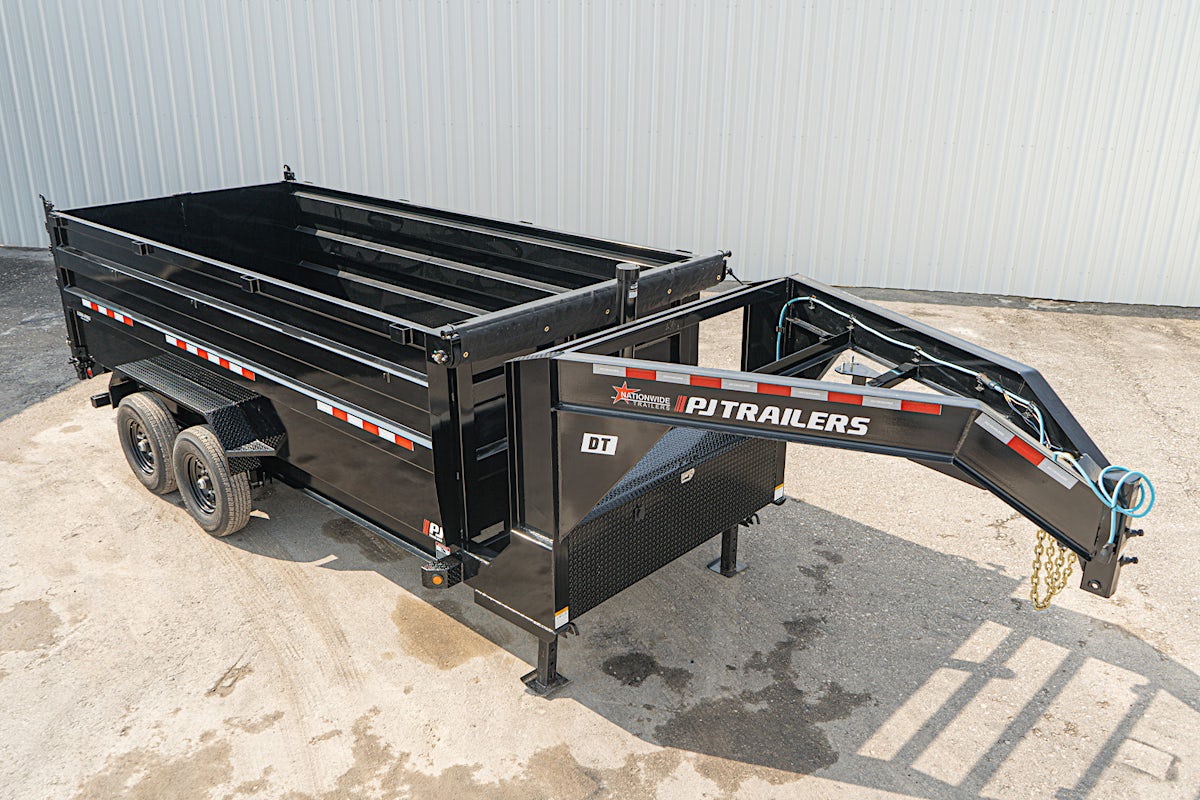 PJ Trailers 16'x83" Gooseneck Telescopic Dump Trailer w/ 4' Sides (DT) - Image 7