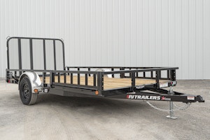 PJ Trailers 14'x83" Single Axle 4" Channel Utility Trailer (U8)