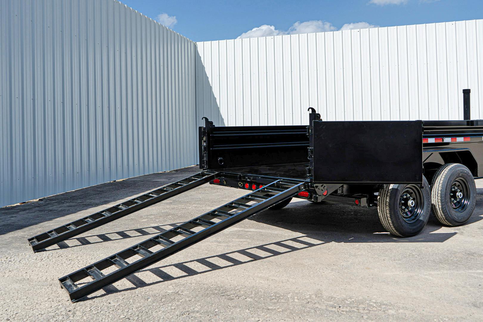 PJ Trailers 14'x83" Telescopic Dump Trailer w/ 2' Sides (DT) - Image 27