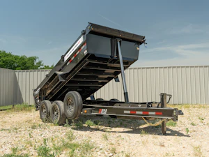 PJ Trailers 14'x83" Telescopic Dump Trailer w/ 2' Sides (DT)