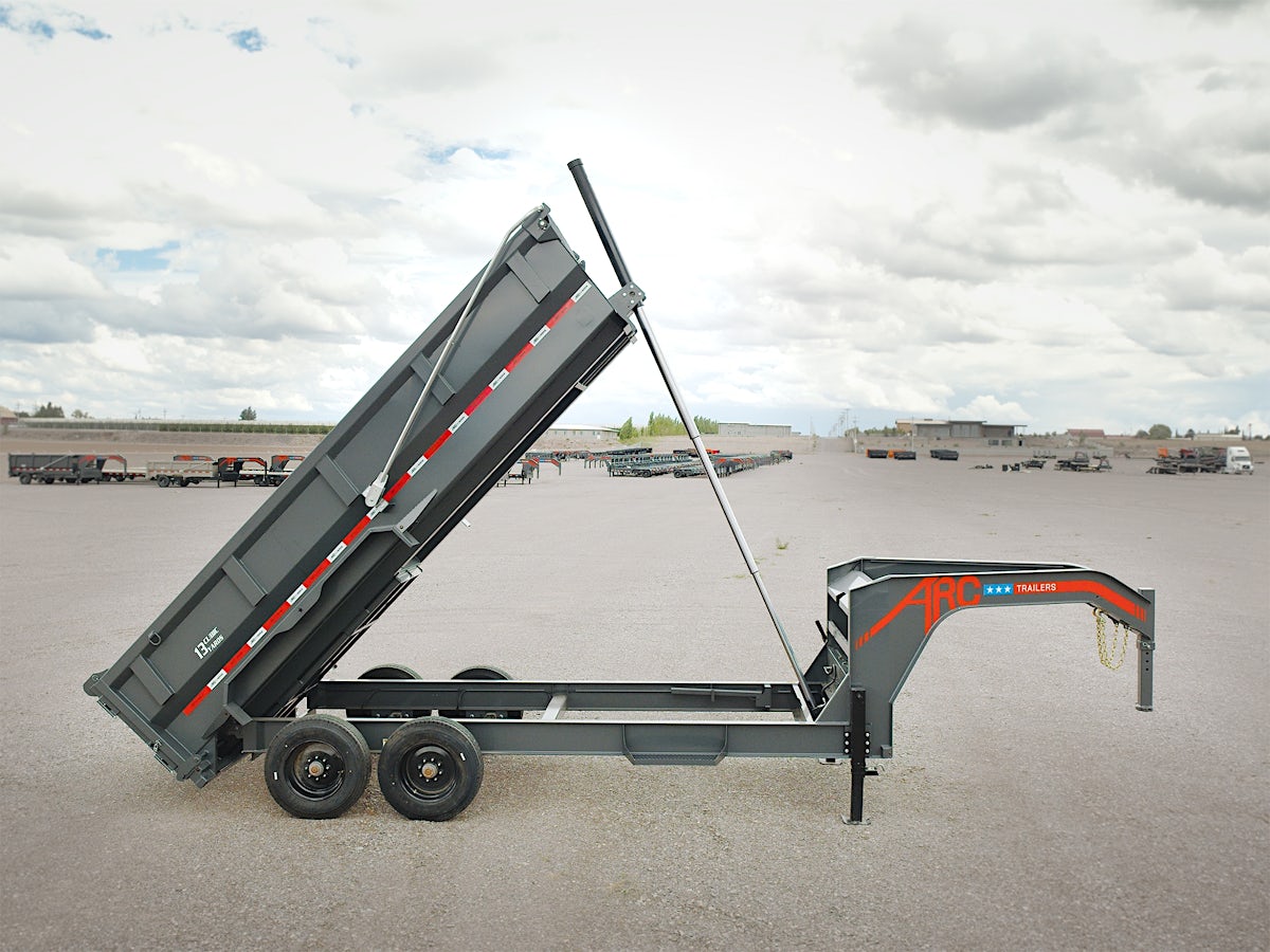 ARC Trailers 16'x83" Gooseneck Telescopic Dump Trailer w/ 3' Sides (GDT) - Stock #87367 - Image 8 of 8 ARC Trailers 16'x83" Gooseneck Telescopic Dump Trailer w/ 3' Sides (GDT) - Stock #87367 - Image 8 of 8