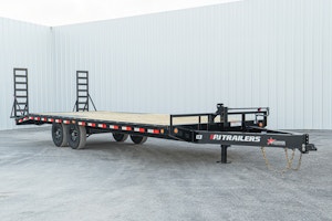 PJ Trailers 24'x102" 8" I-Beam Deckover Flatbed Trailer (F8)