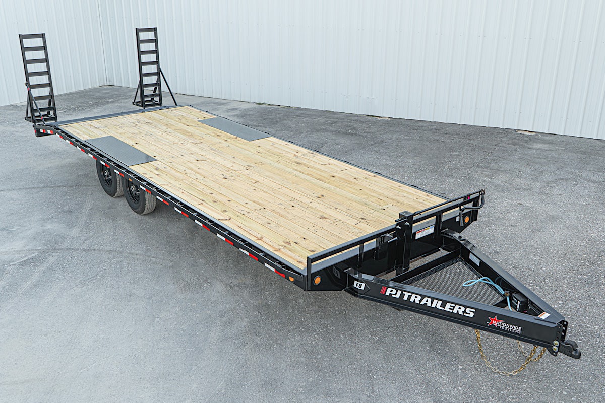 PJ Trailers 24'x102" 8" I-Beam Deckover Flatbed Trailer (F8) - Image 4