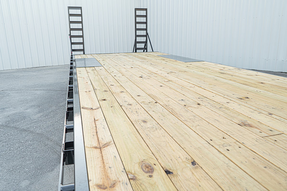 PJ Trailers 24'x102" 8" I-Beam Deckover Flatbed Trailer (F8) - Image 7