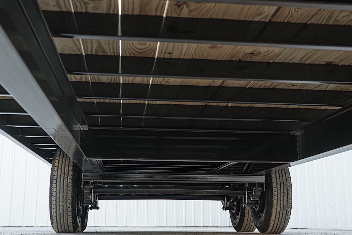 PJ Trailers 24'x102" 8" I-Beam Deckover Flatbed Trailer (F8) - Image 8