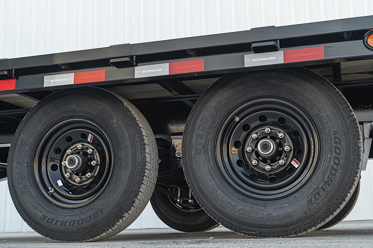 PJ Trailers 24'x102" 8" I-Beam Deckover Flatbed Trailer (F8) - Image 9