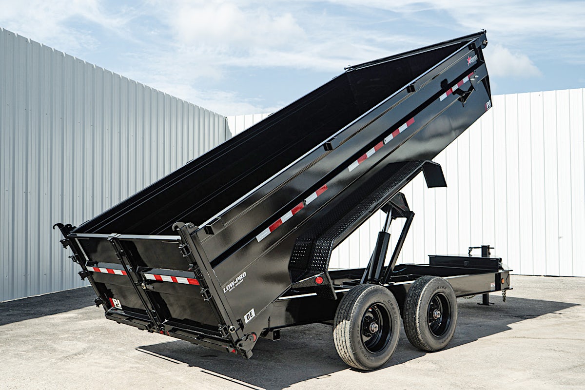 PJ Trailers 16'x83" HD Low Pro Dump Trailer w/ 3' Sides (DE) - Image 19