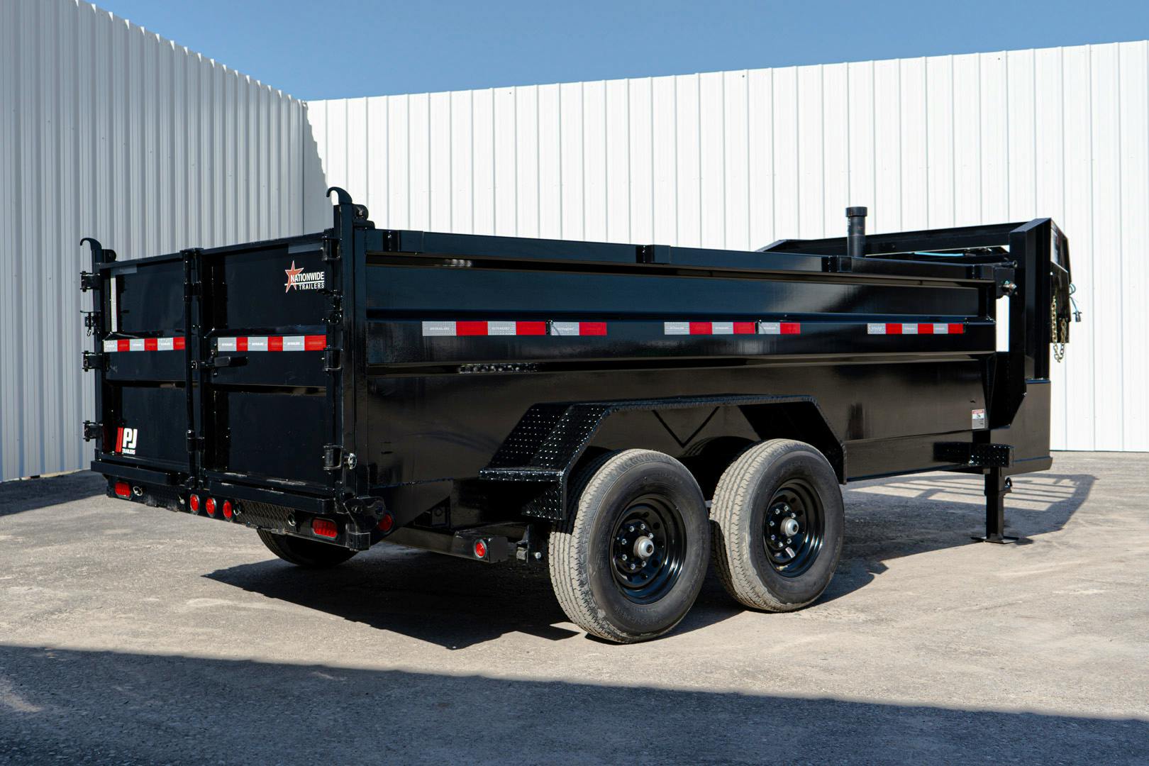 PJ Trailers 14'x83" GN Telescopic Dump Trailer w/ 3' Sides (DT) - Image 24