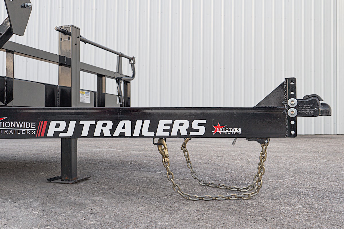PJ Trailers 20'x82" 6" Channel Hydraulic Equipment Gravity Tilt Trailer (TJ) - Image 9