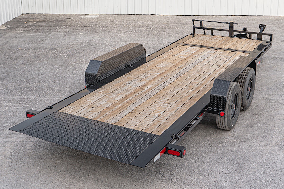 PJ Trailers 20'x82" 6" Channel Hydraulic Equipment Gravity Tilt Trailer (TJ) - Image 16