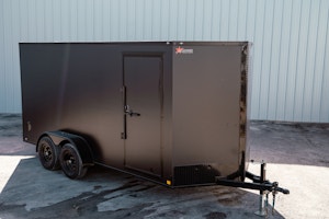 CellTech 8.5'x16' All-Steel Enclosed Cargo Trailer w/ Rear Ramp Door (C2)
