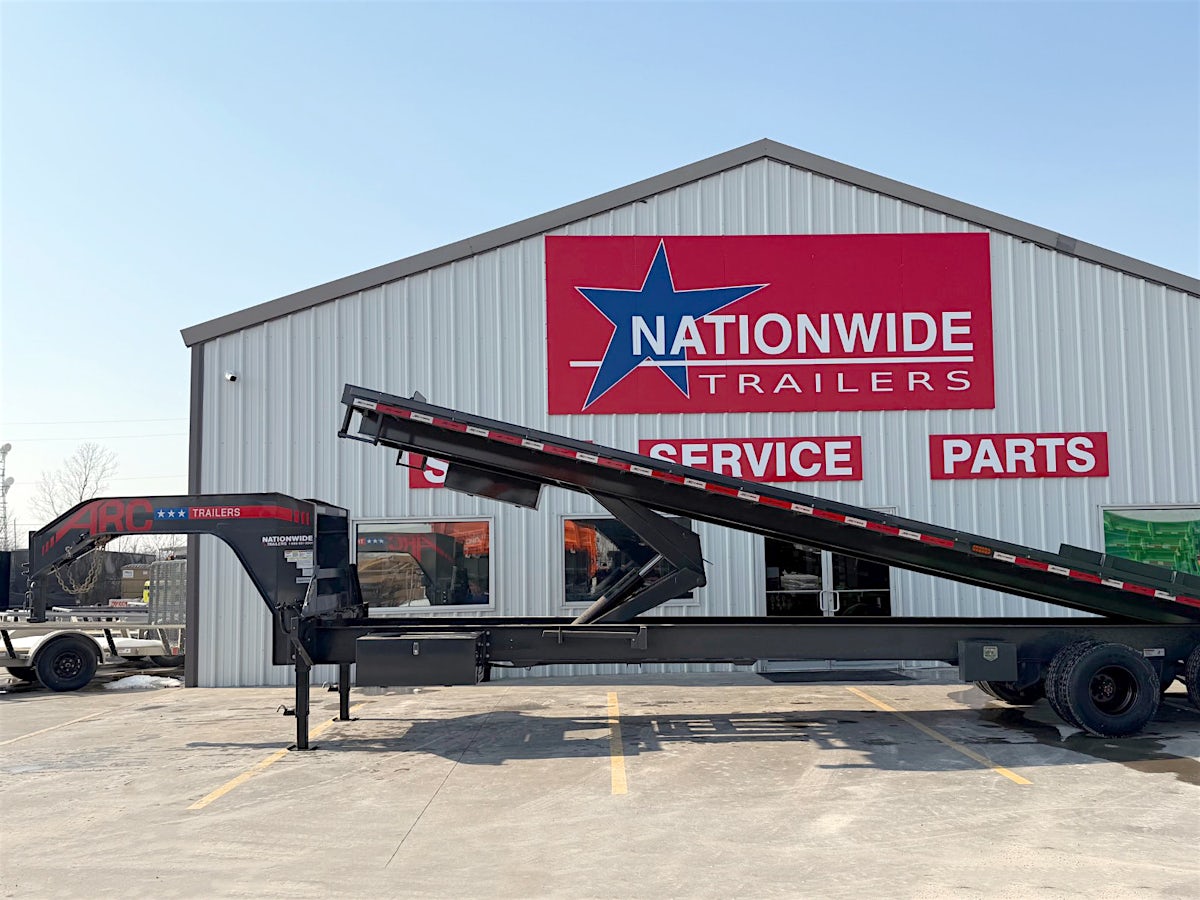 ARC Trailers 40'x102" Gooseneck Container Hauler Trailer (GCT) - Stock #87388 - Image 3 of 8 ARC Trailers 40'x102" Gooseneck Container Hauler Trailer (GCT) - Stock #87388 - Image 3 of 8