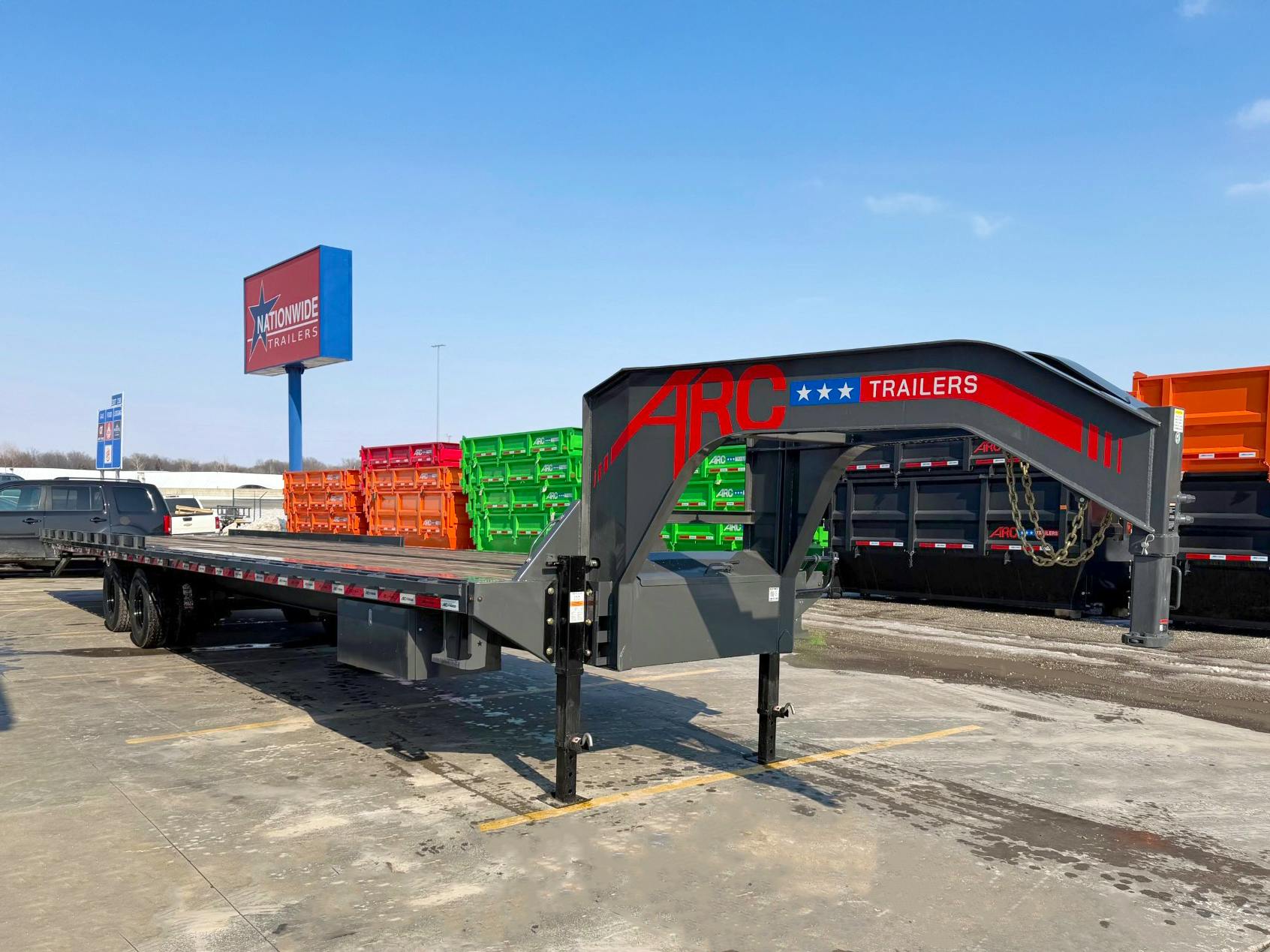 ARC Trailers 40'x102" Gooseneck Container Hauler Trailer (GCT) - Stock #87388 - Image 7 of 8