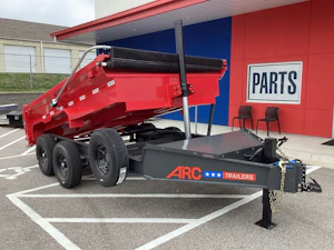 ARC Trailers 12'x83" Telescopic Dump Trailer w/ 2' Sides (BDT)