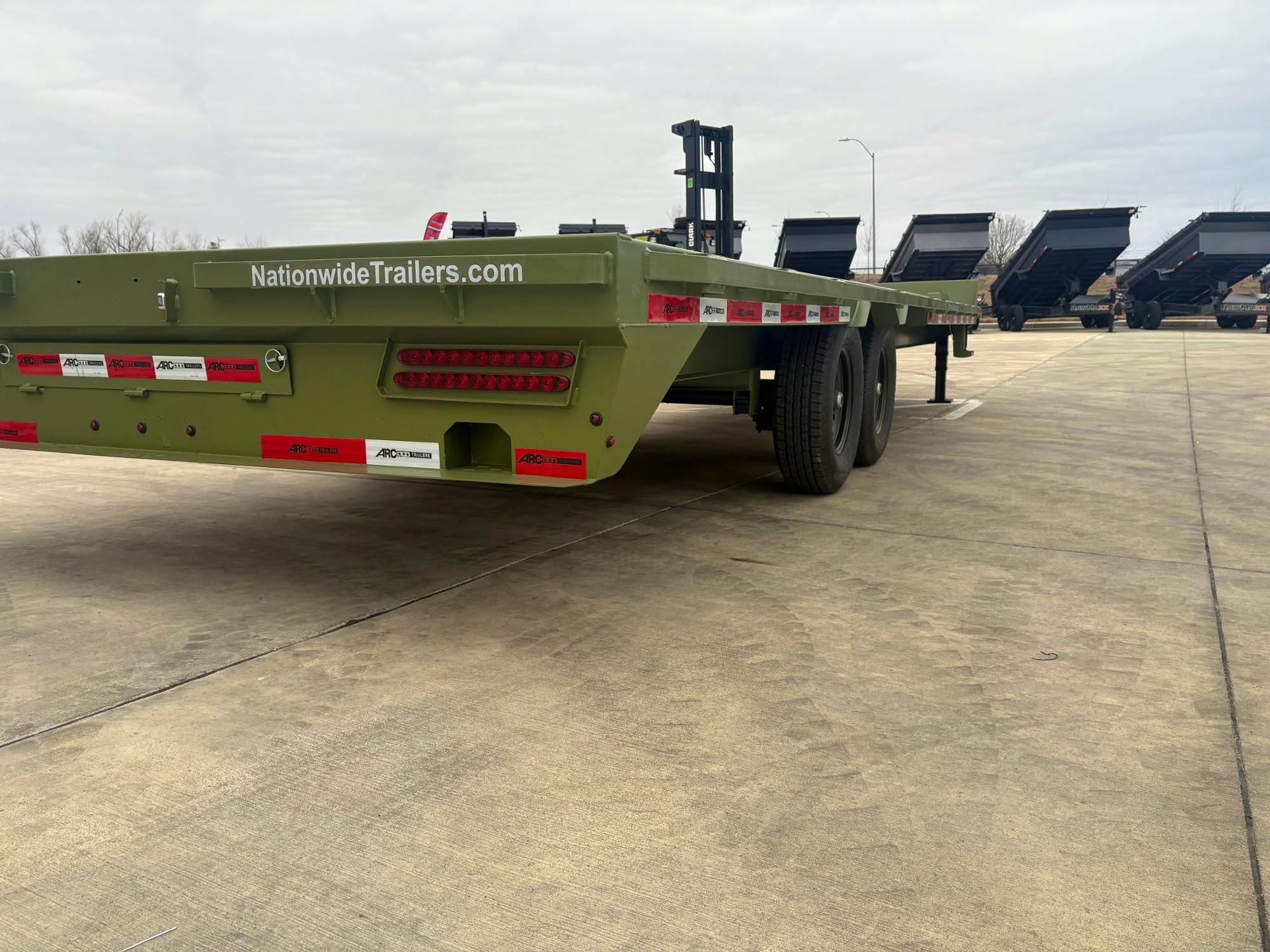 ARC Trailers 24'x102" 8" I-beam Deckover Trailer (BDS) - Image 4