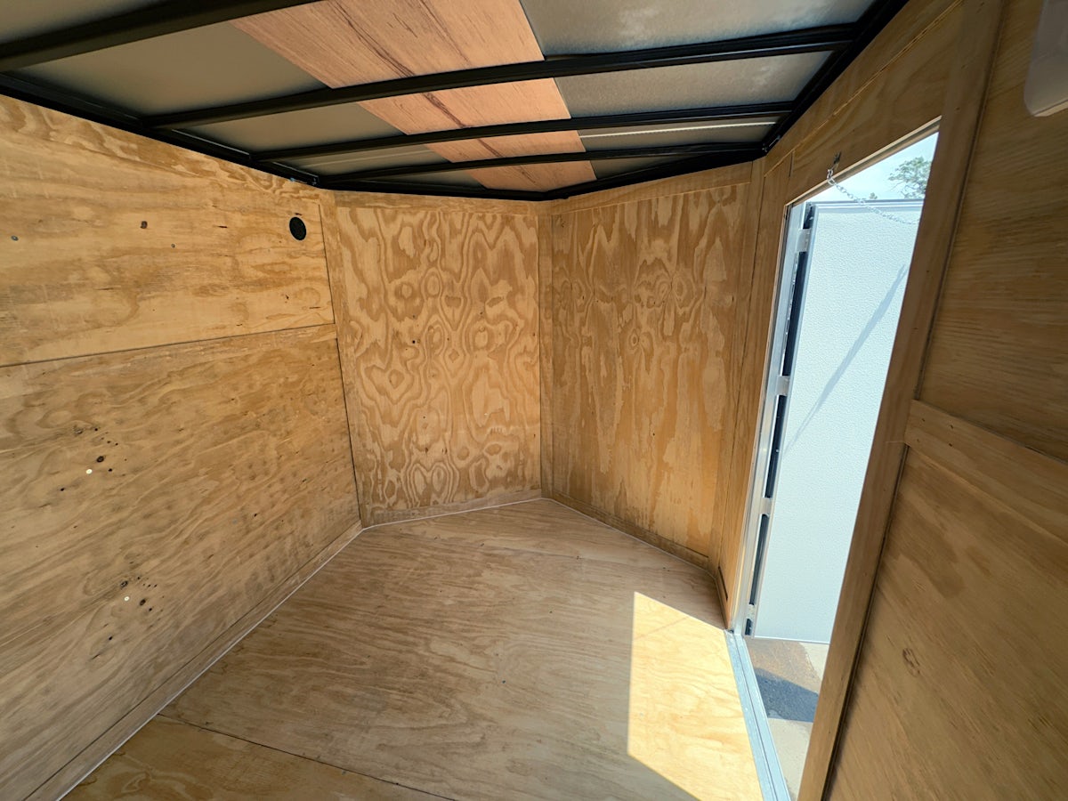 Spartan 7'x16' Enclosed Cargo Trailer w/ Rear Ramp Door (C2) - Stock #87410 - Image 4 of 8 Spartan 7'x16' Enclosed Cargo Trailer w/ Rear Ramp Door (C2) - Stock #87410 - Image 4 of 8