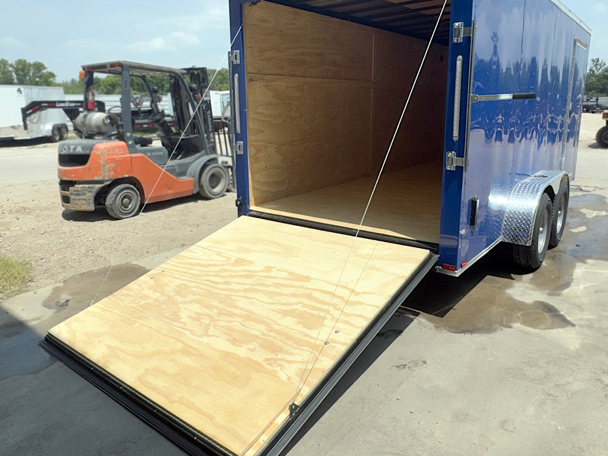 Spartan 7'x16' Enclosed Cargo Trailer w/ Rear Ramp Door (C2) - Stock #87410 - Image 6 of 8 Spartan 7'x16' Enclosed Cargo Trailer w/ Rear Ramp Door (C2) - Stock #87410 - Image 6 of 8