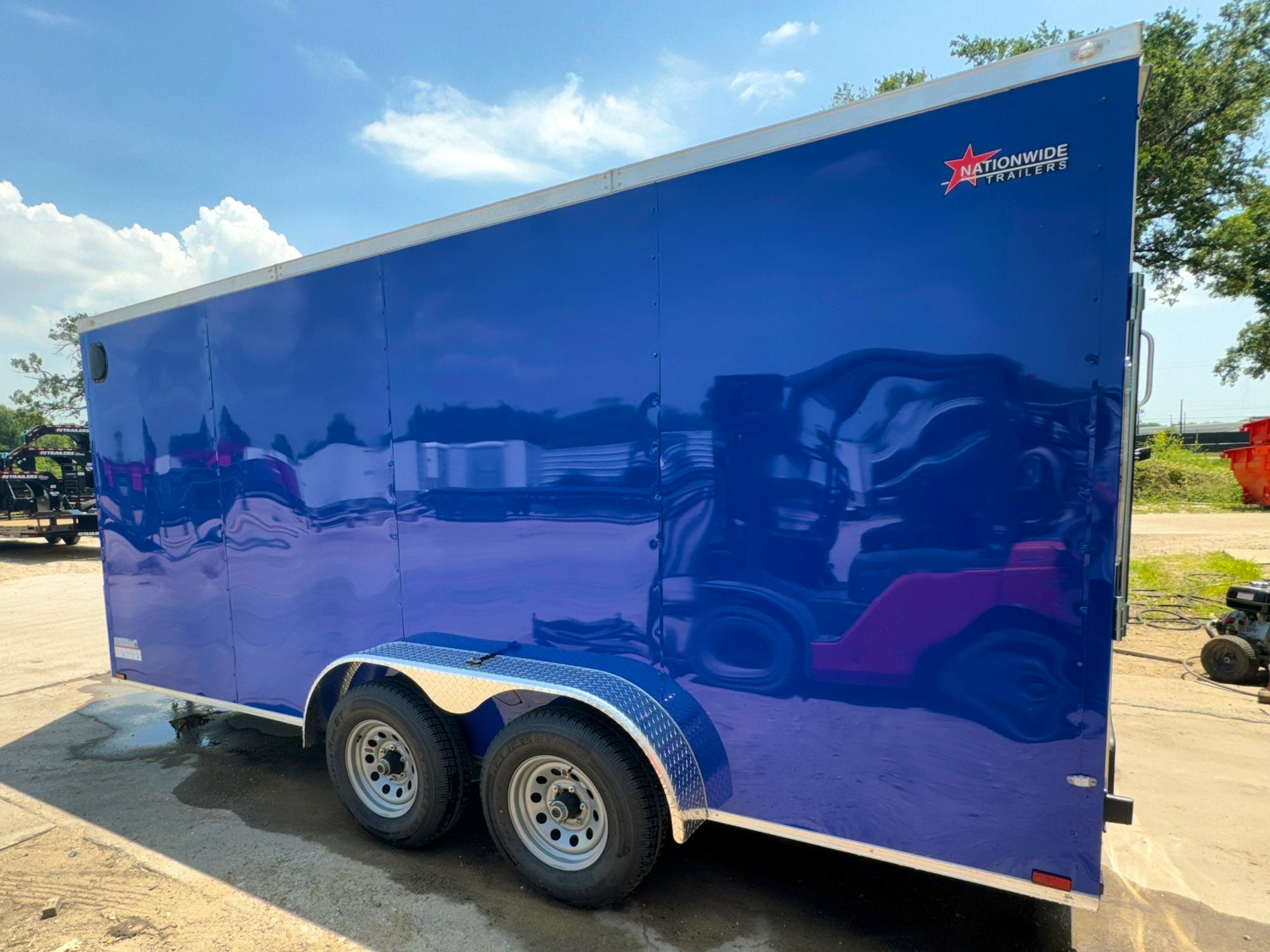 Spartan 7'x16' Enclosed Cargo Trailer w/ Rear Ramp Door (C2) - Stock #87410 - Image 8 of 8