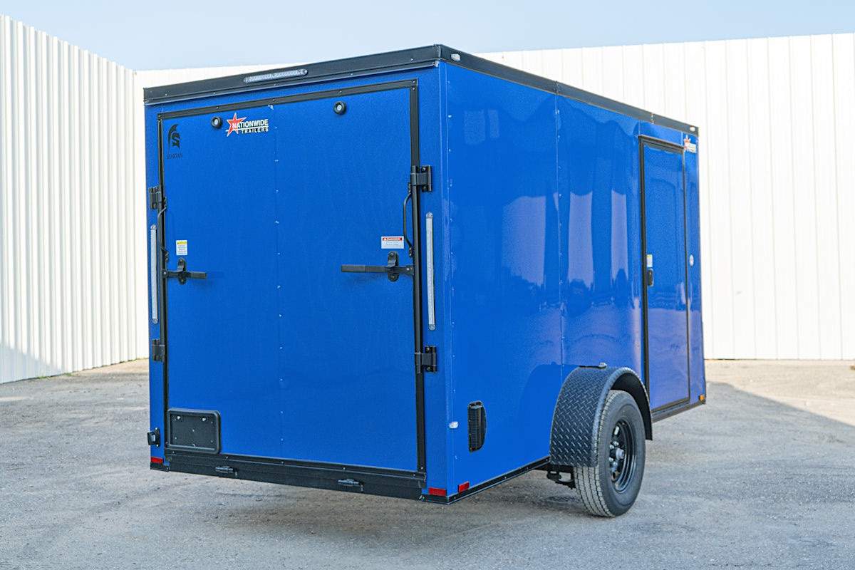 Spartan 6'x12' Enclosed Cargo Trailer w/ Rear Ramp Door (C1) - Stock #87413 - Image 12 of 16 Spartan 6'x12' Enclosed Cargo Trailer w/ Rear Ramp Door (C1) - Stock #87413 - Image 12 of 16