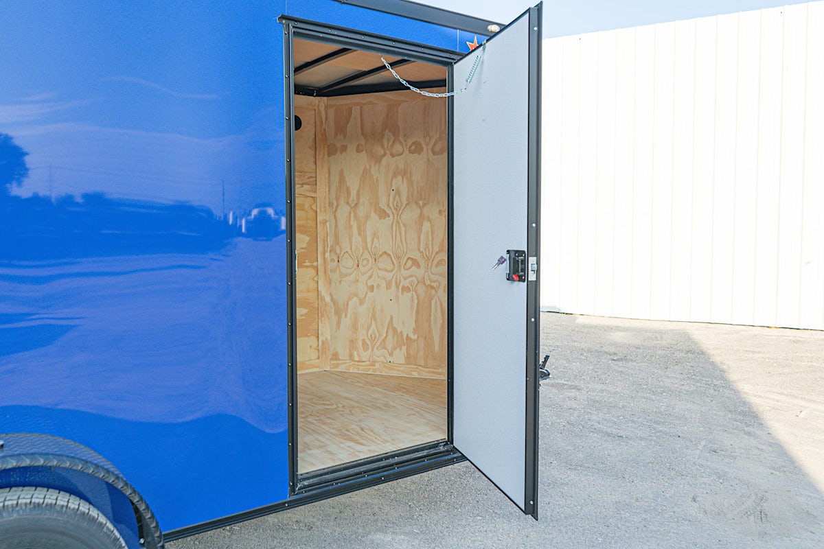 Spartan 6'x12' Enclosed Cargo Trailer w/ Rear Ramp Door (C1) - Stock #87413 - Image 6 of 16 Spartan 6'x12' Enclosed Cargo Trailer w/ Rear Ramp Door (C1) - Stock #87413 - Image 6 of 16