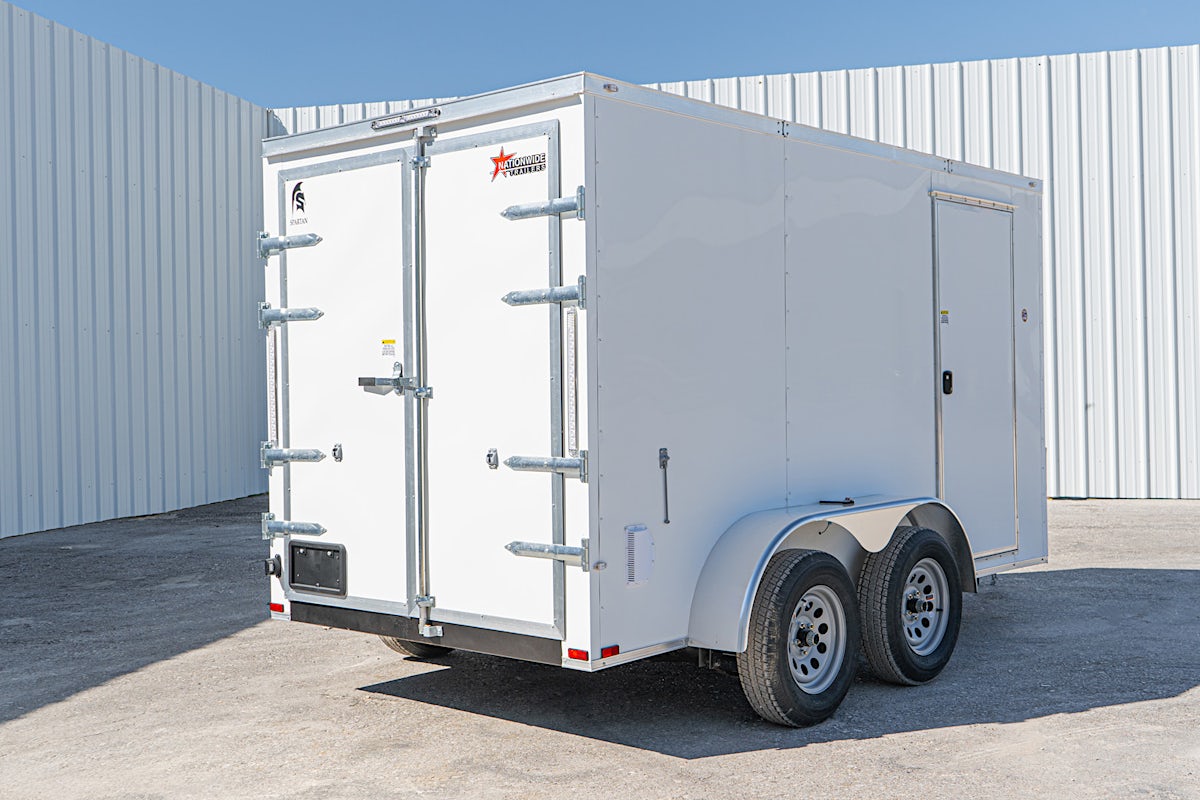 Spartan 6'x12' Enclosed Cargo Trailer w/ Rear Barn Doors (C2) - Stock #87414 - Image 7 of 9 Spartan 6'x12' Enclosed Cargo Trailer w/ Rear Barn Doors (C2) - Stock #87414 - Image 7 of 9