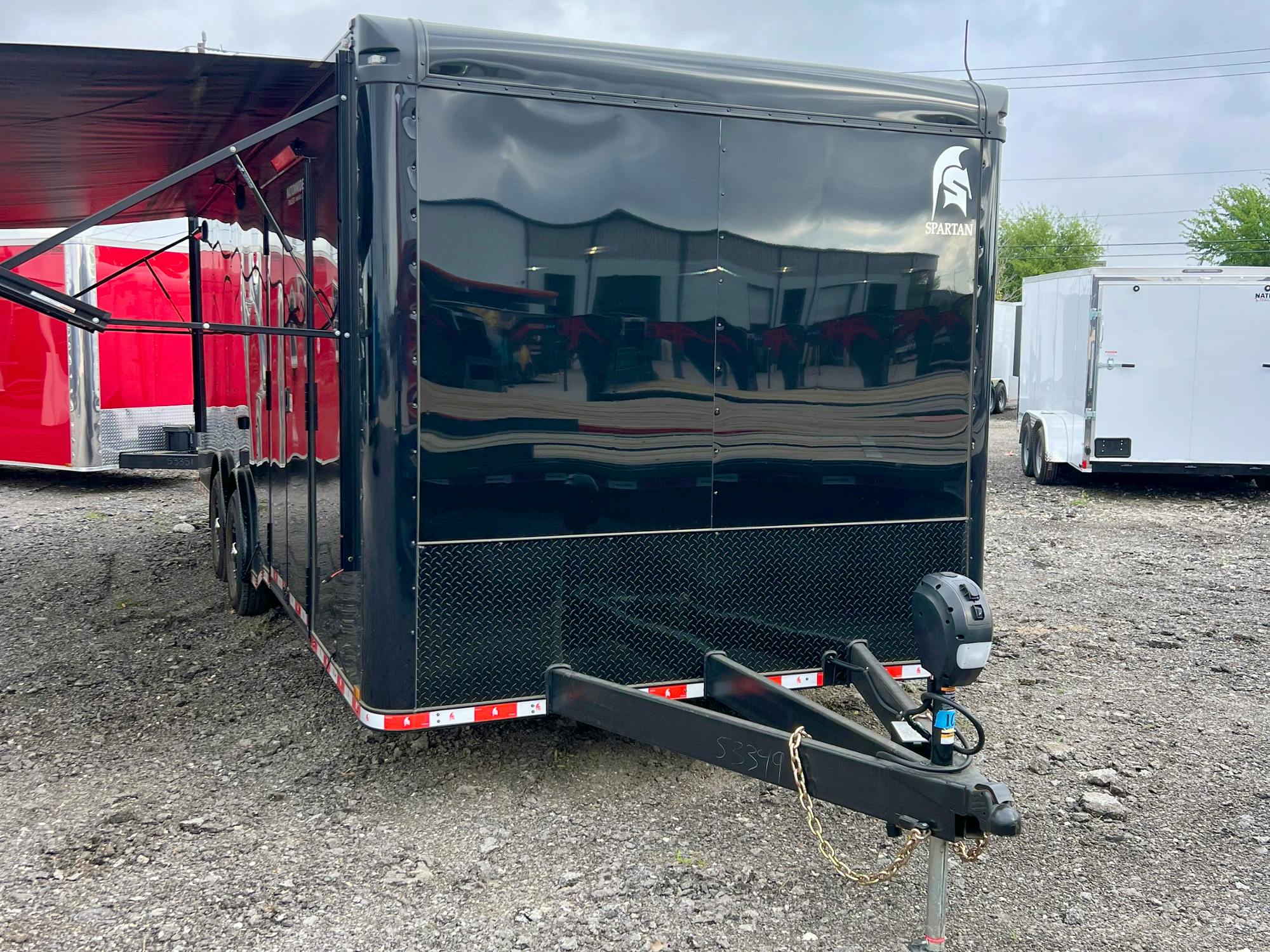 Spartan 8.5'x24' Enclosed Race Trailer w/ Rear Ramp Door (CR) - Stock #87416 - Image 2 of 7