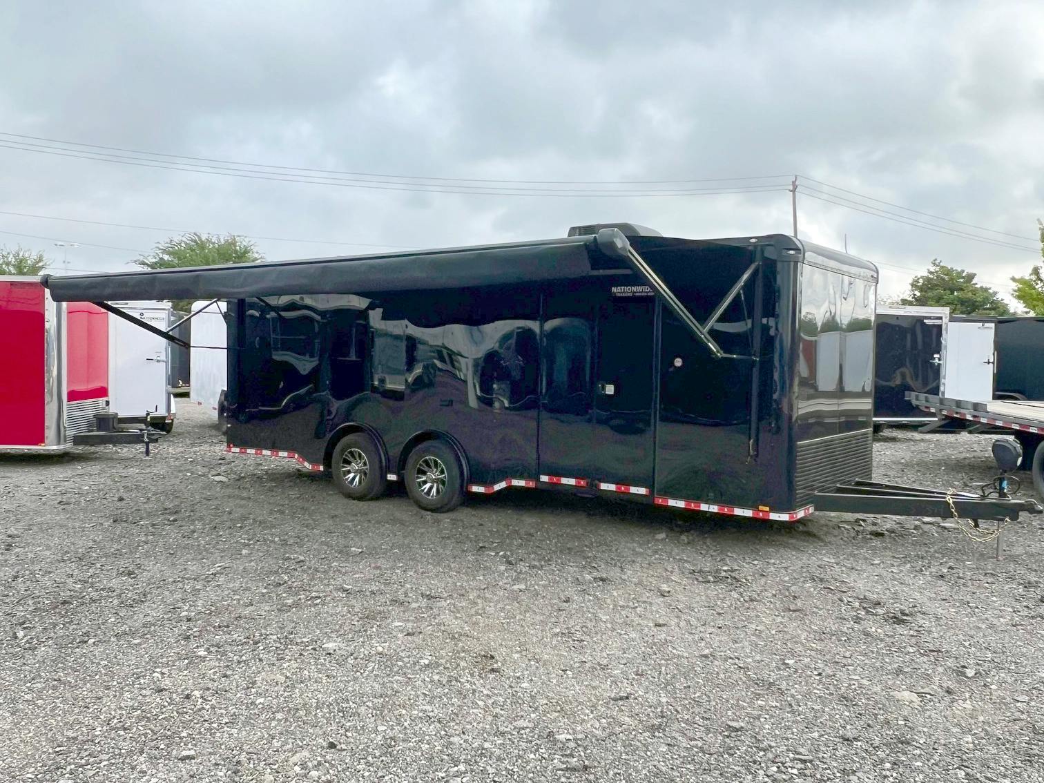 Spartan 8.5'x24' Enclosed Race Trailer w/ Rear Ramp Door (CR) - Stock #87416 - Image 1 of 7