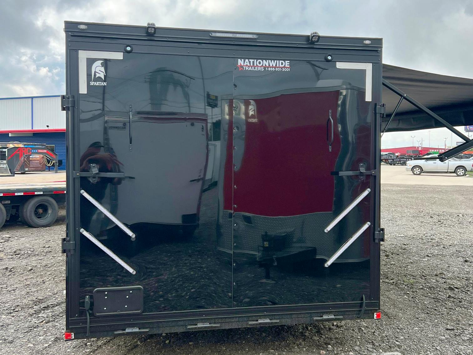 Spartan 8.5'x24' Enclosed Race Trailer w/ Rear Ramp Door (CR) - Stock #87416 - Image 4 of 7