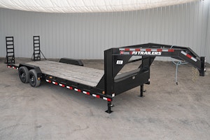 PJ Trailers 24'x83" Gooseneck 6" Channel Equipment Trailer (CC)