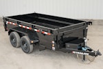PJ Trailers 12'x72" Hydraulic Dump Trailer w/ 20" Sides (D3) Stock #87419 - Thumbnail 3