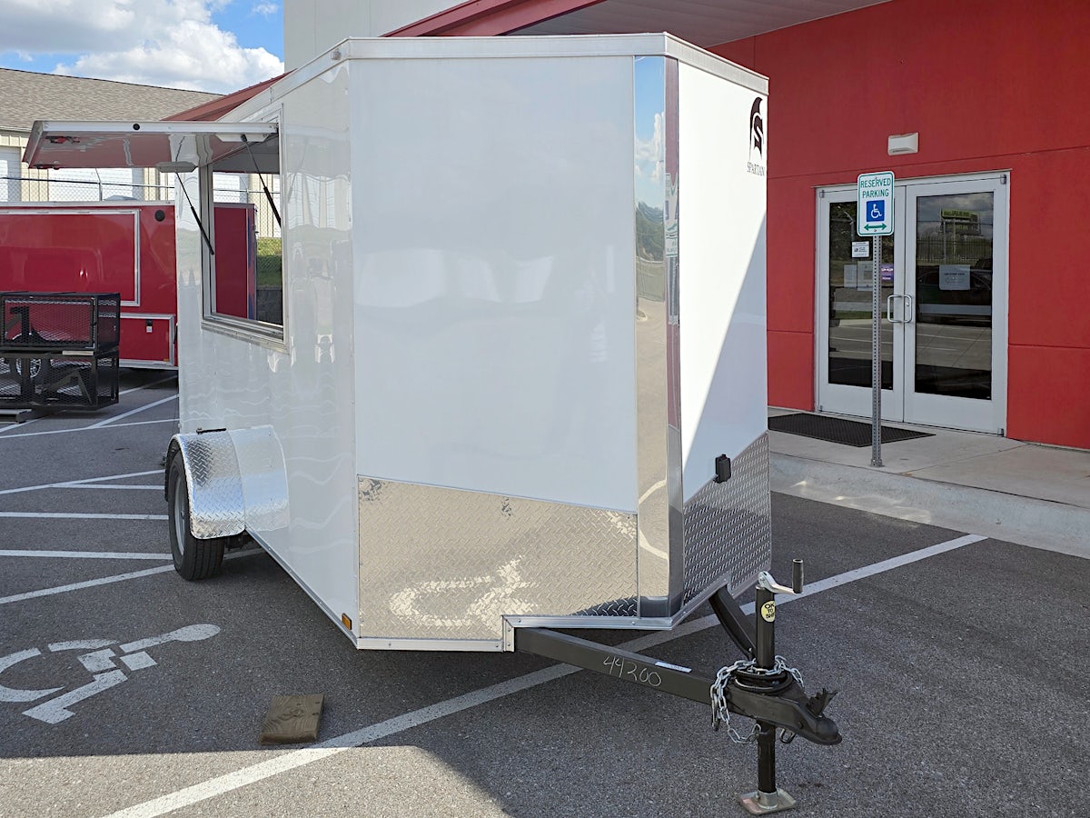 Spartan 6'x12' Concession Trailer (CC) - Stock #87443 - Image 2 of 5 Spartan 6'x12' Concession Trailer (CC) - Stock #87443 - Image 2 of 5