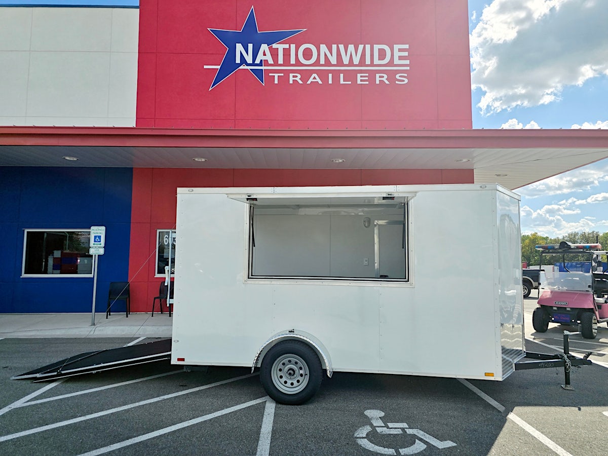 Spartan 6'x12' Concession Trailer (CC) - Stock #87443 - Image 1 of 5 Spartan 6'x12' Concession Trailer (CC) - Stock #87443 - Image 1 of 5