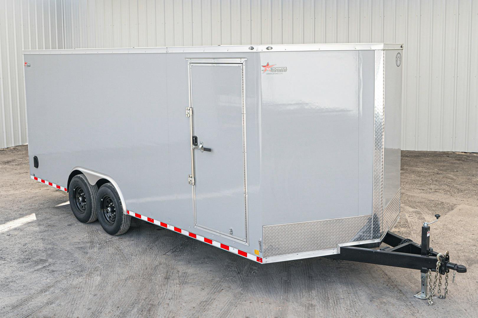 CellTech 8.5'x20' All-Steel Enclosed Cargo Trailer w/ Rear Ramp Door (C2) - Image 1