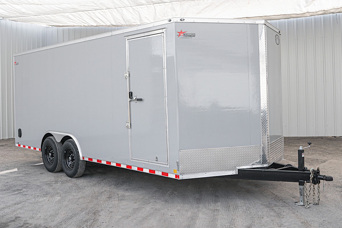 CellTech 8.5'x20' All-Steel Enclosed Cargo Trailer w/ Rear Ramp Door (C2) - Image 2