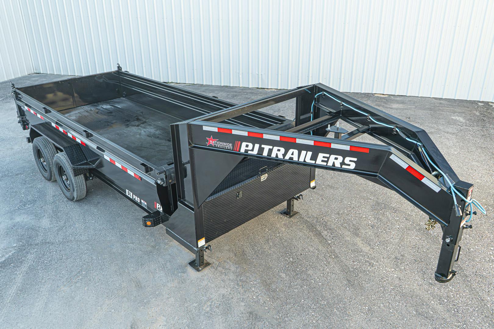 PJ Trailers 16'x83" Gooseneck Low Pro Dump Trailer w/ 2' Sides (DL) - Image 7