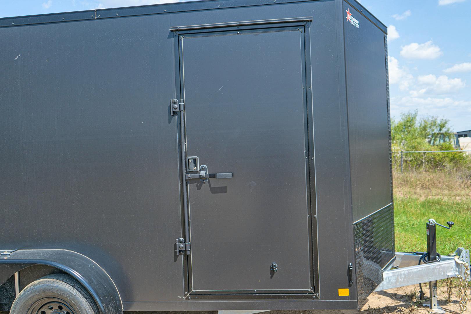 CellTech 7'x14' All-Steel Enclosed Cargo Trailer w/ Rear Ramp Door (C2) - Stock #87480 - Image 4 of 17