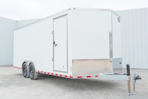 CellTech 8.5'x16' Enclosed Cargo Trailer w/ Rear Ramp Door (C2)