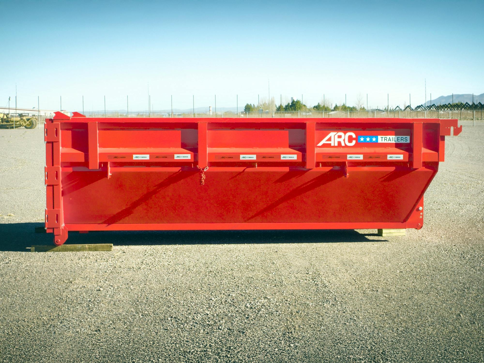 ARC Trailers 14' 14YD Steel Dumpster Bin w/ 4' Sides