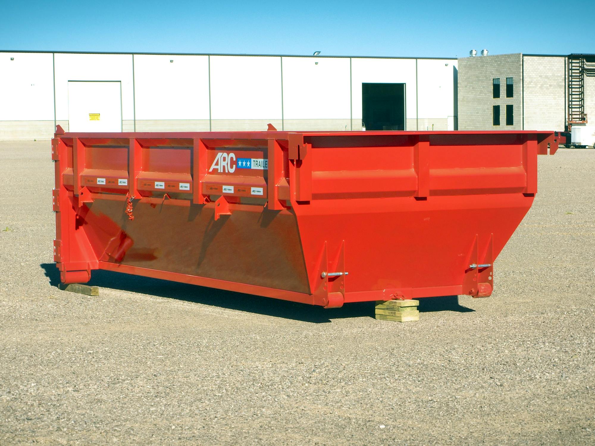 ARC Trailers 14' 14YD Steel Dumpster Bin w/ 4' Sides