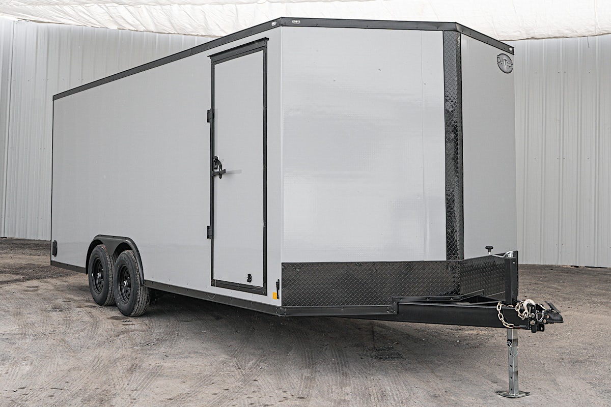 CellTech 8.5'x20' All-Steel Enclosed Cargo Trailer w/ Rear Ramp Door (C2) - Stock #87522 - Image 2 of 19 CellTech 8.5'x20' All-Steel Enclosed Cargo Trailer w/ Rear Ramp Door (C2) - Stock #87522 - Image 2 of 19