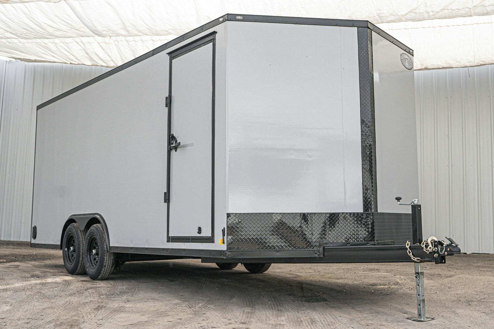 CellTech 8.5'x20' All-Steel Enclosed Cargo Trailer w/ Rear Ramp Door (C2) - Stock #87522 - Image 3 of 19